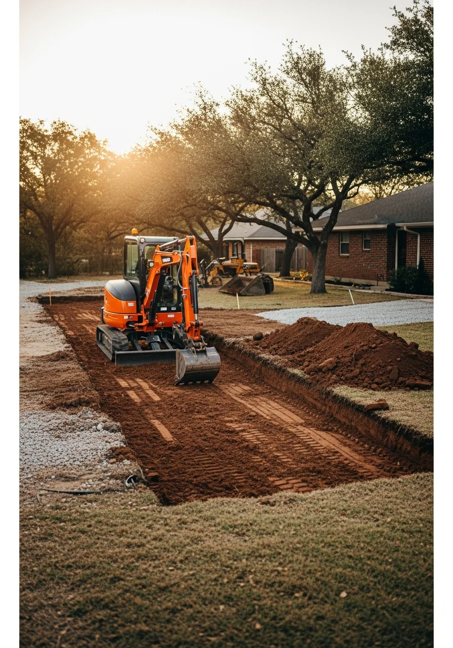 Professional service team at a Tarrant County property with residential setting.